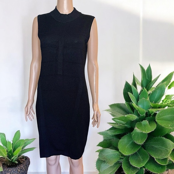 Kardashian Kollection Black Sleeveless Sheath Dress - Picture 6 of 16
